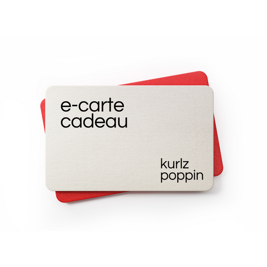 E-carte cadeau Kurlz Poppin